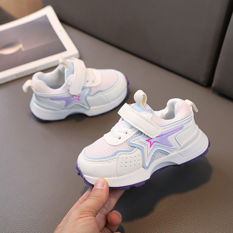 【clearance】kids' athletic shoes: boys' sneakers, mesh dad shoes for toddlers and young children, girls' running shoes