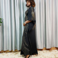 african cross-border sourcing: factory direct, european & american fashionable, slim-fit, stretchy, rhinestone & beaded maxi dress