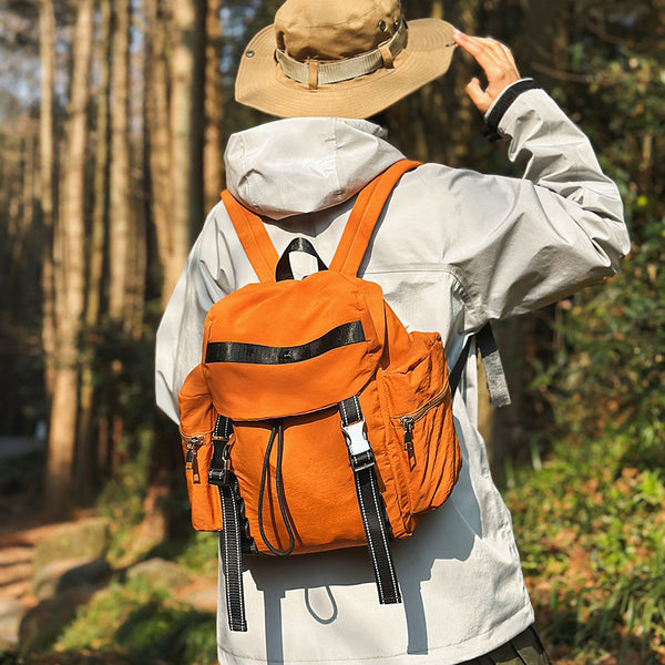 Cross-border light travel large-capacity backpack simple trend college student schoolbag outdoor hiking backpack