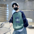 Boys' long-sleeve t-shirt,  new style, stylish boy's spring/autumn base layer, 8-count sweatshirt, children's spring outfit, t-shirt top