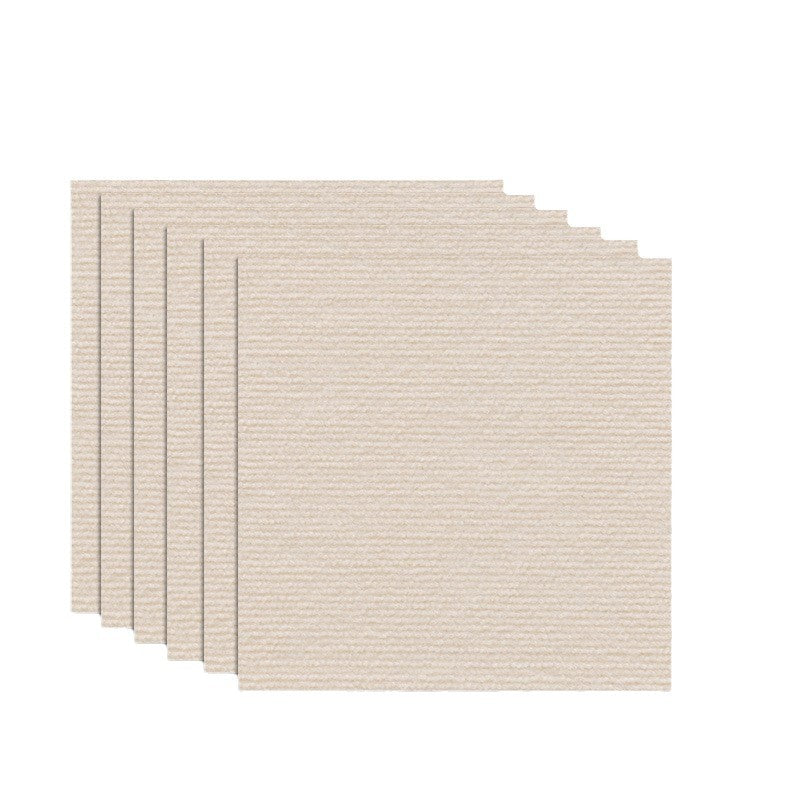 Splicing carpet removable washable self-adhesive household bedroom living room crawling mat cream wind square office non-slip floor mat