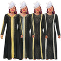 African  spring women's clothing   gold embroidery hotfix rhinestone beaded v-neck dress