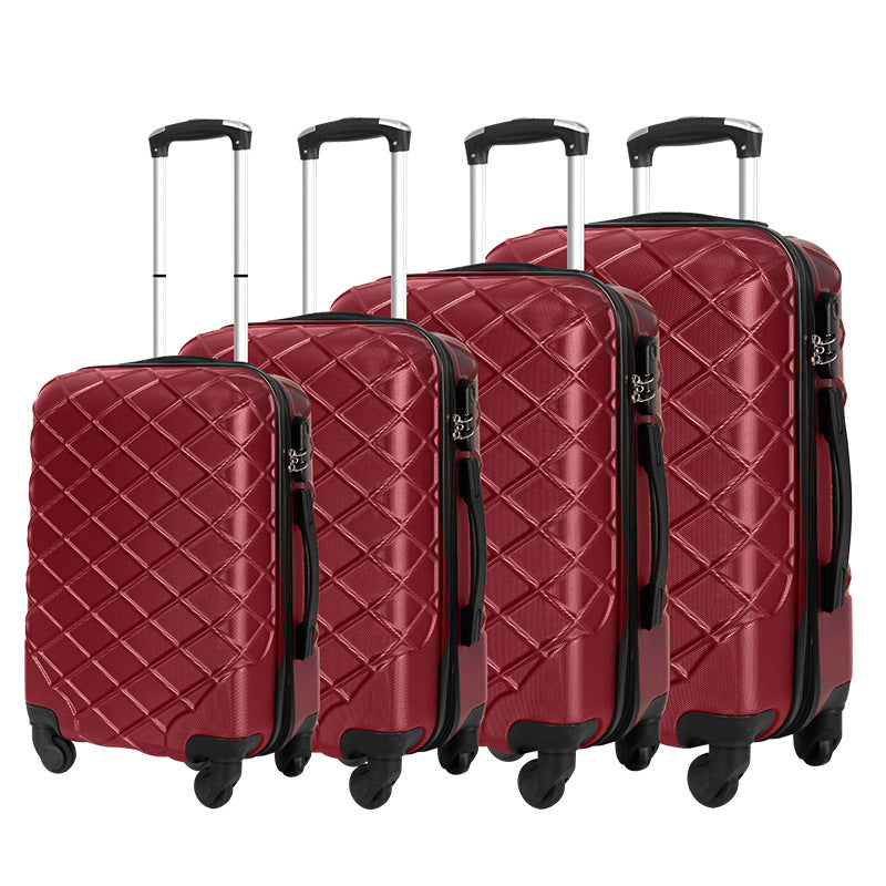 Cross-border dedicated ABS trolley case, business travel universal wheel boarding case 12-32 inch multi-piece password box, spot