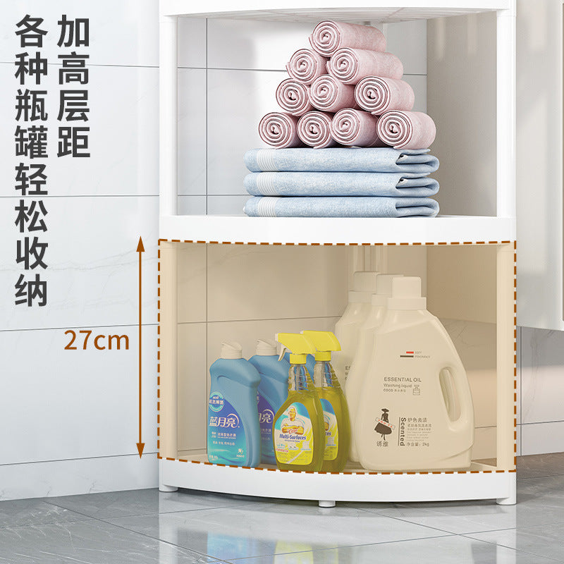Bathroom tripod storage rack floor-standing seam storage rack bathroom corner toilet toilet corner storage rack