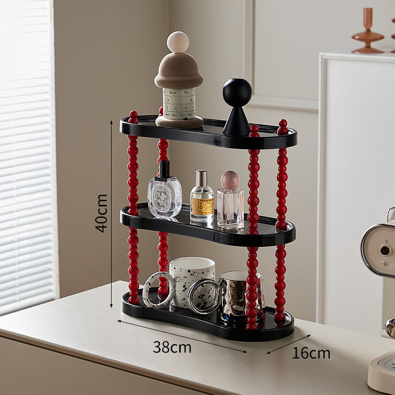 Cosmetics Storage Box Dresser Skin Care Products Perfume Shelf Desktop Multifunctional Water Cup Mug Organizing Rack