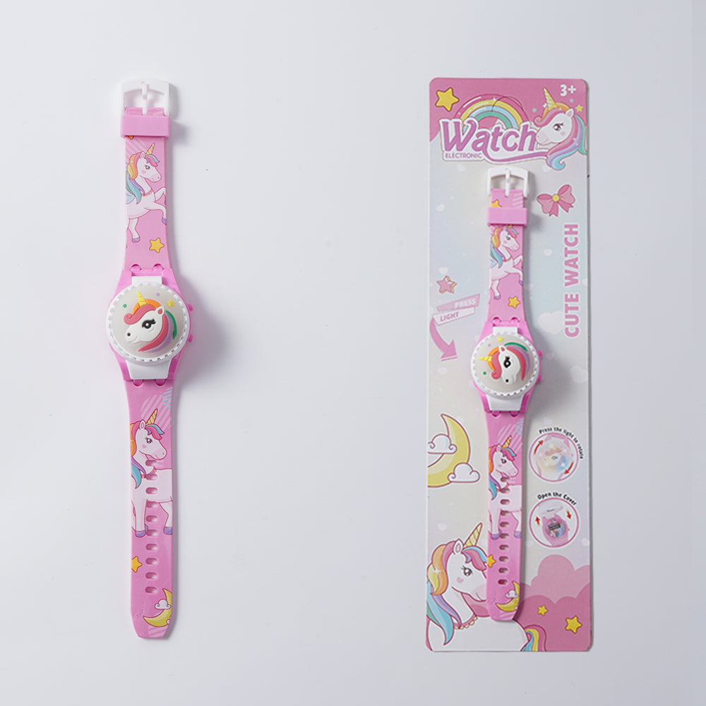 New children's light-up spinning top watch - flashing creative rotating gyro watch - kindergarten small gift toy wholesale