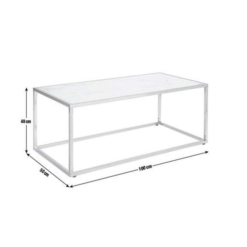 Amazon sintered stone coffee table - nordic style rectangular table for living room - light luxury high-end coffee table