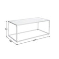 Amazon sintered stone coffee table - nordic style rectangular table for living room - light luxury high-end coffee table