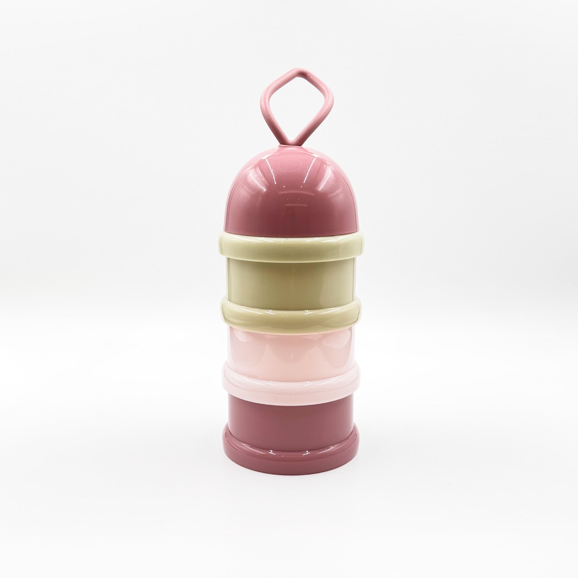 Portable baby milk powder box, sub-packaging milk powder can, independent sealing of milk powder compartment away from light, portable out milk powder storage box
