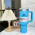 export stanley thermos cup 304 stainless steel straw cup portable outdoor car sports cup