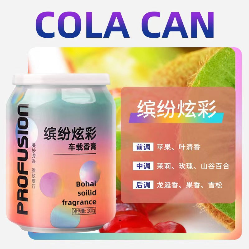 Car aromatherapy balm car perfume ornament car long-lasting light fragrance colorful men cologne solid fragrance odor