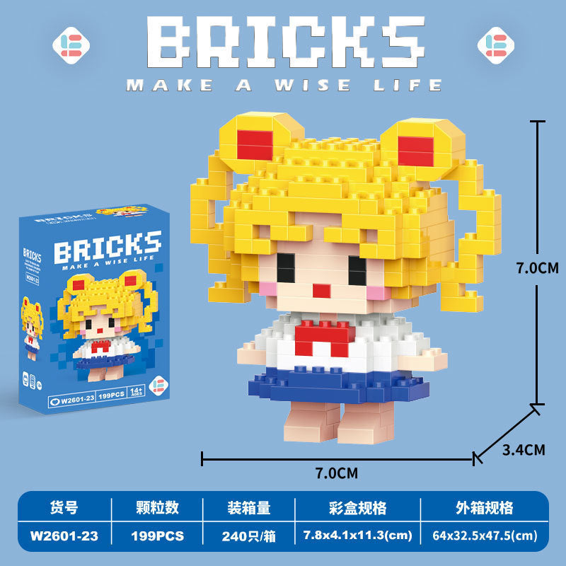 Compatible with lego animal friends series cartoon figurines, educational building blocks, children's bricks, street vendor toys, wholesale gifts