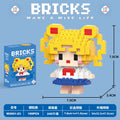 W2601-23/mini yellow-haired girl [color box]