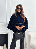 European and american export cross-border  new women's fall/winter woolen coat a-line cape