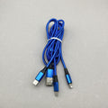 One-to-four data cable suitable for apple and huawei mobile phone fast charging cable power bank earphone charging cable braided cable wholesale