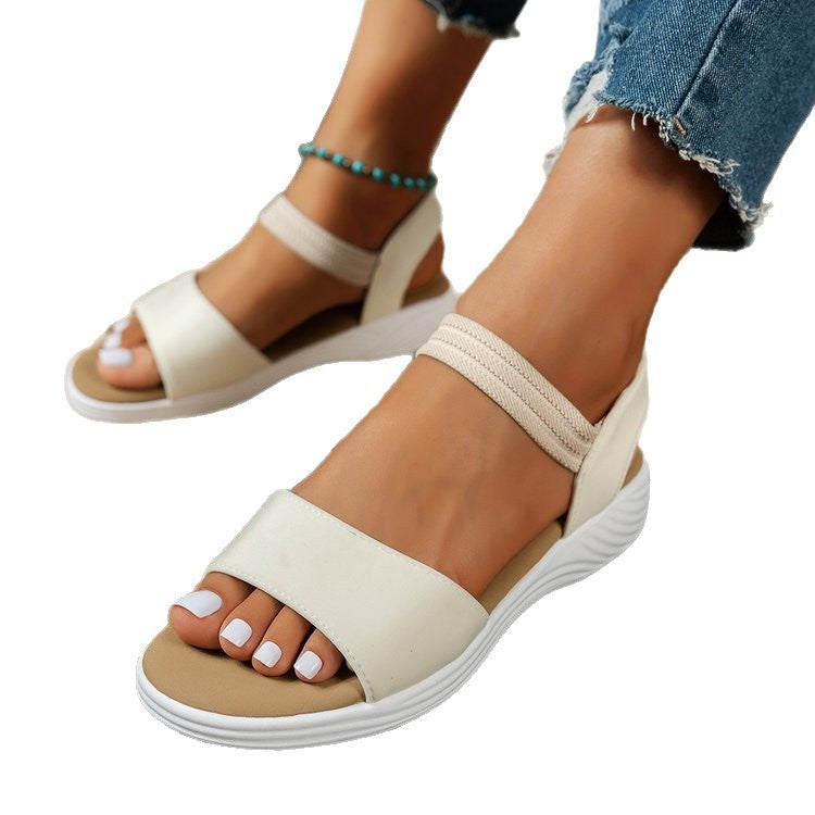 summer new arrival: plus size chunky sole sandals for women, sizes 36-43. wholesale available. dropshipping to  and