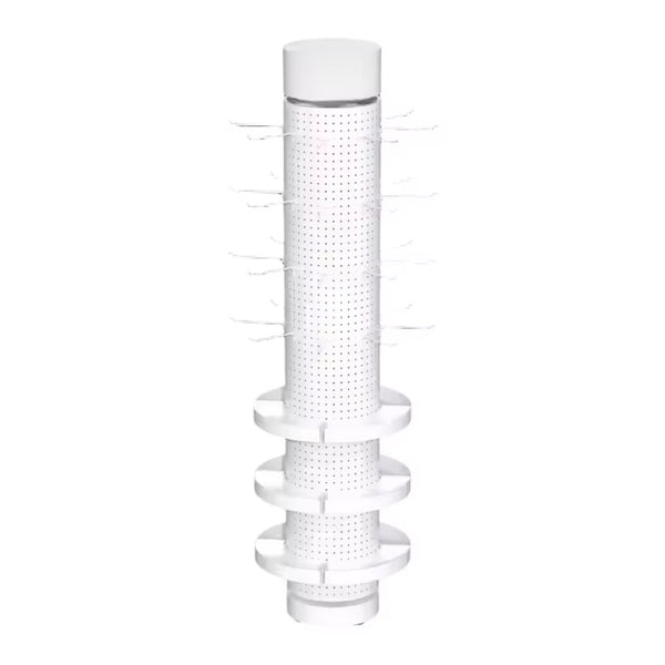 Source Factory Rotatable Metal Round Nail Board Cosmetics Display Stand Nail Polish Supermarket Retail Store Shelf