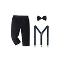 New arrival: boys' casual pants for foreign trade - autumn collection, cotton gentleman style, first birthday outfit, children's overalls with beret