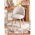 Cosmetic stool for homesittingplaid girls bedroom dressing table stool modern casual back chair casual dining chair