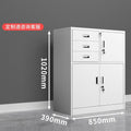 Divided lower section low cabinet steel iron cabinet office financial storage with file cabinet information cabinet for home balcony cabinet