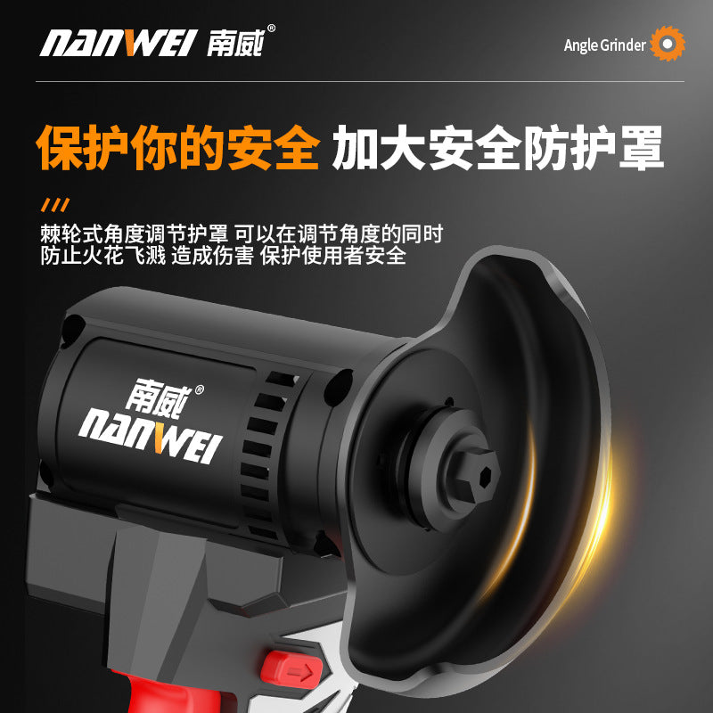 Wholesale nanwei brushless small eagle saw multi-purpose polishing and seam clearing lithium electric small mini angle grinder rechargeable cutting