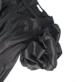 Summer fashion new arrival: bubble sleeve sexy & elegant top - v-neck, figure-flattering, slimming blouse