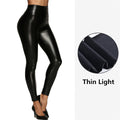 plus sizepu leather pants for women, popular high waist women's bottom pants, shiny leather pants, sexy tight fashion