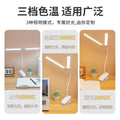 Led clip-on desk lamp for studying - eye protection, usb rechargeable, ideal for student dorms, bedside reading, and clip-on design