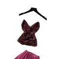 French riviera style tank top and midi skirt set - women's summer irregular flared slimming skirt outfit