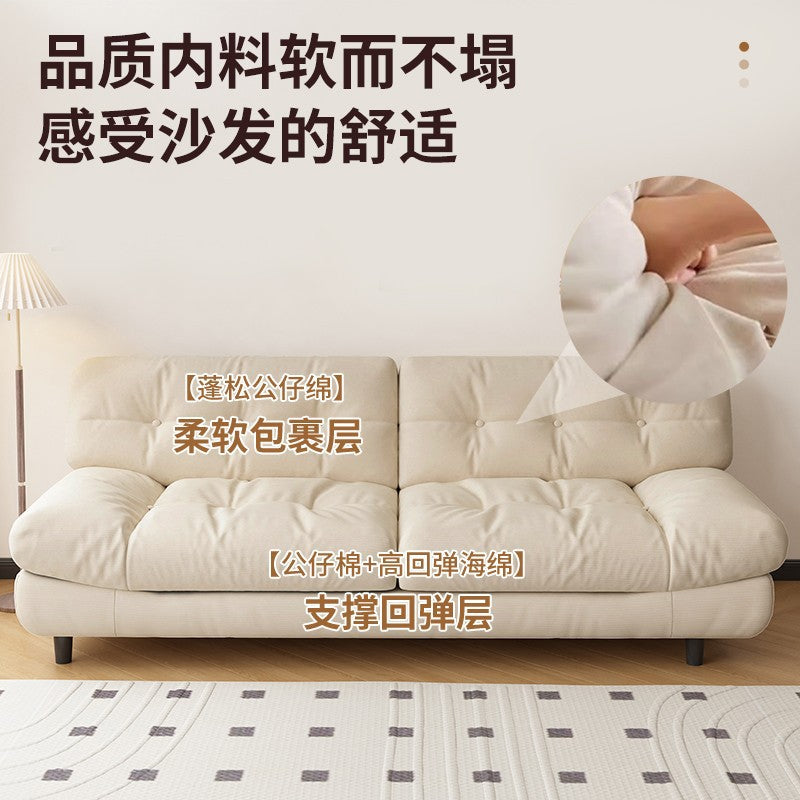 Sofa living room bedroom rental apartment italianaccessible luxury cloud sofa fabric fabric small apartment sofa bed