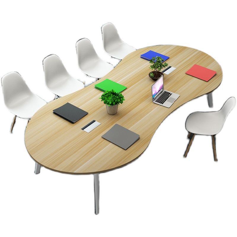 Conference table Long table Simple modern training table Negotiation table and chair combination Small fashion creative 8-shaped desk