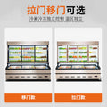 Ordering cabinet malatang display cabinet commercial refrigerator noble champagne vertical maocai freezer ordering cabinet