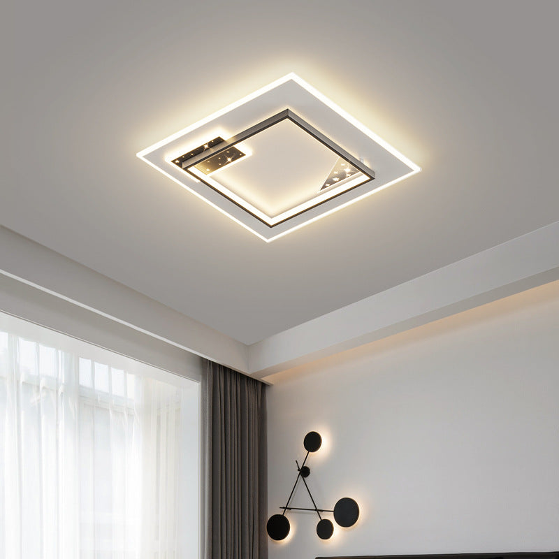 [Strict selection] 2025 new living room lamp hall led ceiling lamp Internet celebrity modern simple atmosphere bedroom lamp