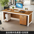 Here are a few options, depending on the specific nuance you want to convey:  **option 1 (focus on simplicity and practicality):**  "modern minimalist manager's desk - executive office desk, long desk, budget-friendly computer desk"  **option 2 (more desc