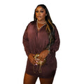 European and american women's clothing  autumn new collection: sweet and fresh v-neck batwing sleeve high-waisted slimming bodycon mini dress