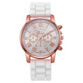 new arrival women's korean style quartz watch simple classic silicone strap watch women's watch wholesale dropshipping
