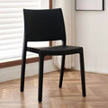 Nordic backrest chair plastic dining chair modern thickened minimalist stackable backrest chair casual restaurant chair wholesale