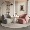 Minimalist cream style living room single sofa chair designer bedroom sofa chair japanese lazy casual sofa