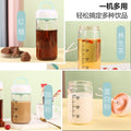 Rechargeable automatic shaker bottle - electric portable blender for protein powder, smoothies, and fitness drinks