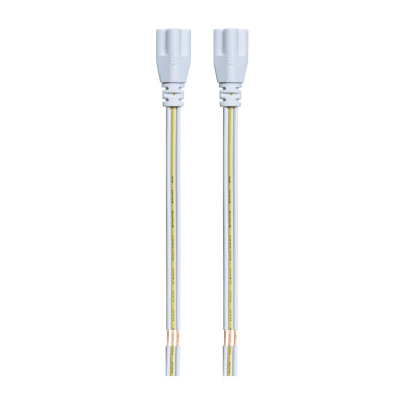 Wholesale T5T8 LED lamp bracket plug cable 3 * 0.3mm square fluorescent lamp single head three-core power cord
