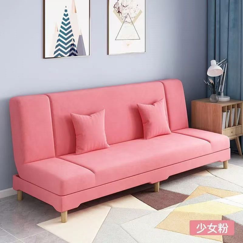 Multifunctional sofa bed - convertible fabric sofa, easy-to-assemble single sofa bed for living rooms, rental properties, and small apartments