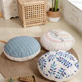 Japanese style hanging chair back cushion all-in-one thickened linen round lazy cushion bay window cushion floor tatami mat