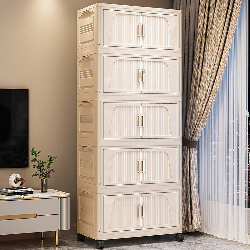 40-70 Wide Baby Wardrobe Children's Clothes Organizing Box Baby Wardrobe Plastic Household Snacks Storage Storage