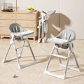 New baby high chair - multifunctional, portable, anti-tip, and grow-with-me design for home use