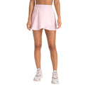 High-waisted pleated skort with pockets - anti-exposure lining - tennis skirt, fitness yoga skirt - dk382