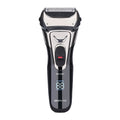 Men's reciprocating shaver electric floating triple blade head full body washable quick charge shaving razor set