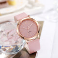 2024 new arrival: women's watch - student style, korean design, alloy & pu leather strap, quartz movement, fashionable ladies' watch, white