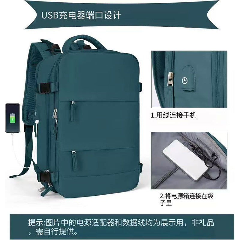 New travel backpack portable large-capacity multi-functional waterproof business backpack dry and wet separation leisure travel bag