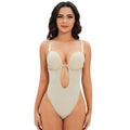 Bodyshaper cross-border suspender bra pad jumpsuit body shaping tummy control backless body shaping garment ultra-thin