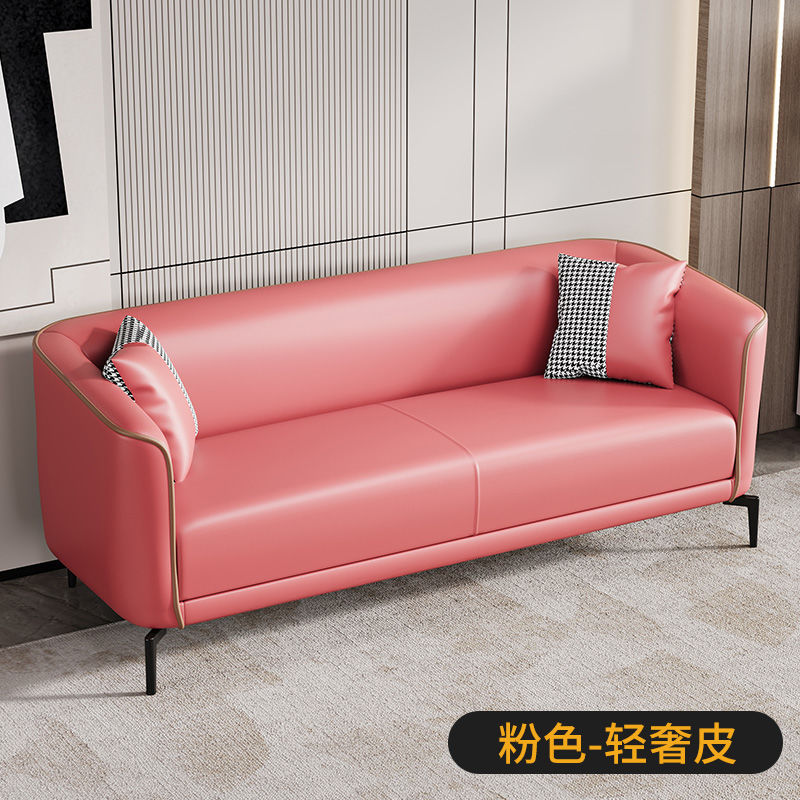Sofa small apartment rental house living room simple modern apartment popular double slot three slot technology cloth small sofa
